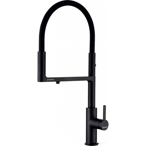 Смеситель Paulmark Tornado TO213402-401 (антрацит/черный)