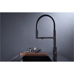 Смеситель Paulmark Tornado TO213402-401 (антрацит/черный)