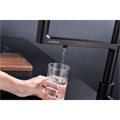 Смеситель Paulmark Tornado TO213402-401 (антрацит/черный)