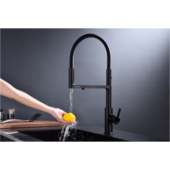 Смеситель Paulmark Tornado TO213402-401 (антрацит/черный)