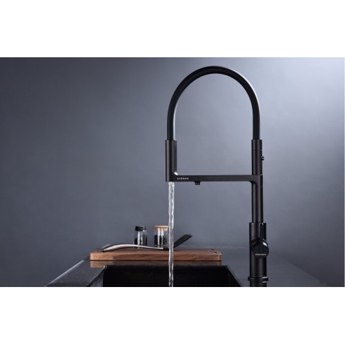 Смеситель Paulmark Tornado TO213402-401 (антрацит/черный)