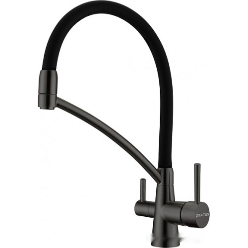 Смеситель Paulmark Siegen Si213111-GM (вороненая сталь)