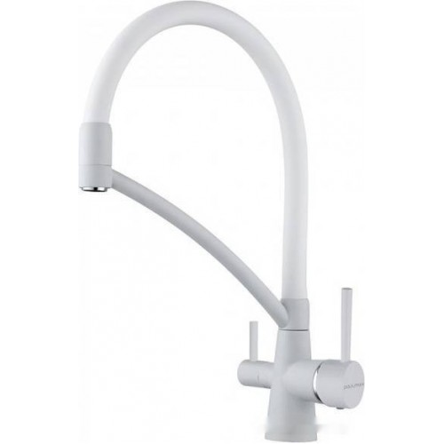 Смеситель Paulmark Siegen Si213111-431TW (белый матовый)