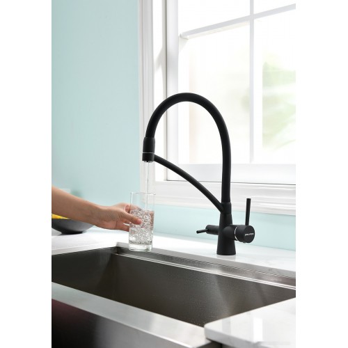 Смеситель Paulmark Siegen SI213111-BRW (бронза/белый)