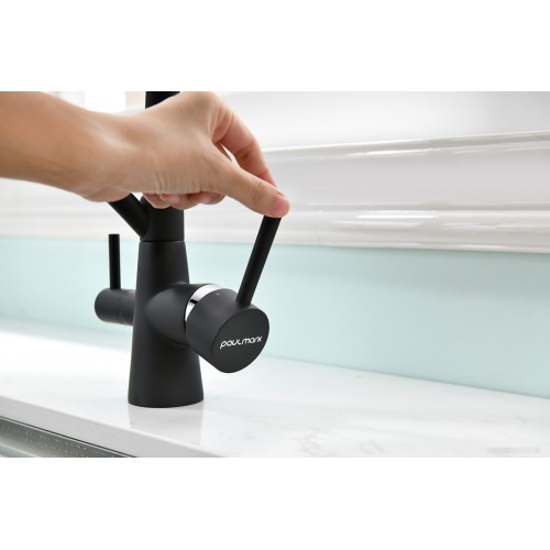 Смеситель Paulmark Siegen SI213111-BRW (бронза/белый)