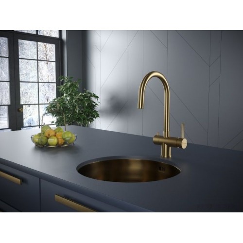 Смеситель Paulmark Heller He213218-BG (брашированное золото)