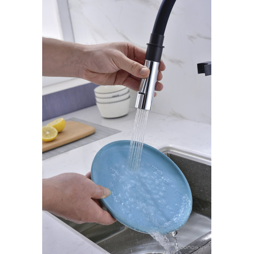 Смеситель Paulmark Halt HA214021-CR (хром/черный)