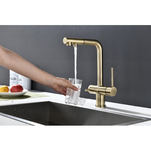 Смеситель Paulmark Serpentine SE213222-BR (бронза)