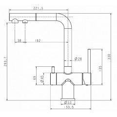 Смеситель Paulmark Serpentine SE213222-BR (бронза)