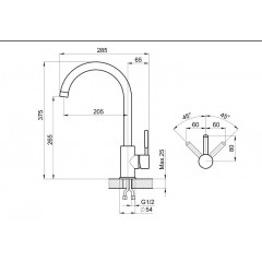 Смеситель Granula ST-4031 (алюминиум)