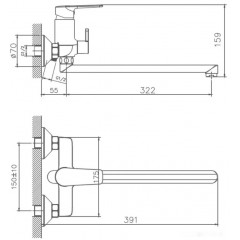 Смеситель Haiba HB22563