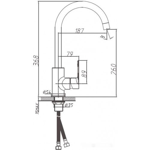 Смеситель Haiba HB71505