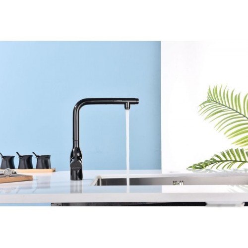 Смеситель Paulmark Viper VI213105-GB (черный/черный глянцевый)