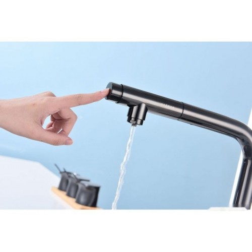 Смеситель Paulmark Viper VI213105-GB (черный/черный глянцевый)