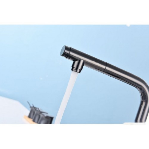 Смеситель Paulmark Viper VI213105-GB (черный/черный глянцевый)