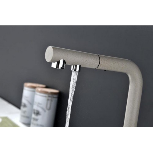 Смеситель Paulmark Serpentine Se213222-BE (бежевый)