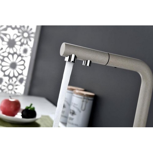 Смеситель Paulmark Serpentine Se213222-BE (бежевый)