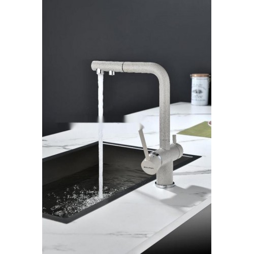 Смеситель Paulmark Serpentine Se213222-BE (бежевый)