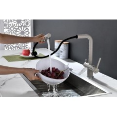 Смеситель Paulmark Serpentine Se213222-BE (бежевый)