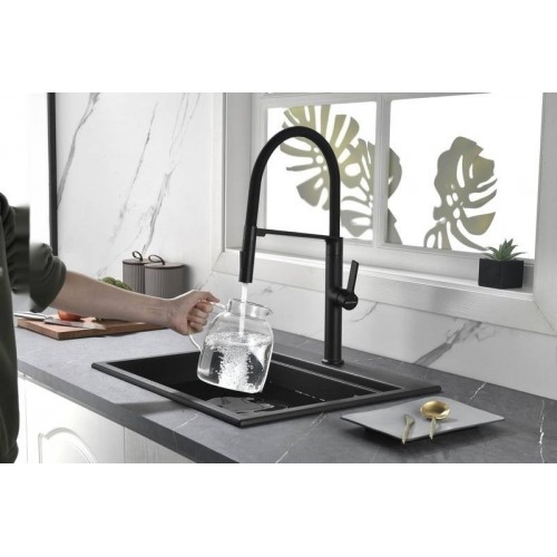 Смеситель Paulmark Barrel BA214029-AN (черный)