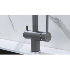 Смеситель Paulmark Serpentine SE213222-GRM (серый/серый металлик)