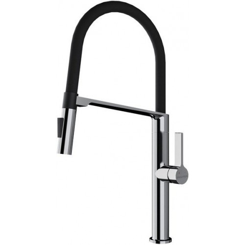 Смеситель Paulmark Barrel BA214029-CR (хром/черный)