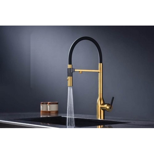 Смеситель Paulmark Magneto One Ma213188-BG (золото/брашированное золото)