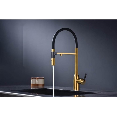 Смеситель Paulmark Magneto One Ma213188-BG (золото/брашированное золото)