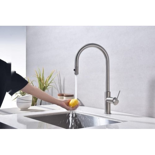 Смеситель Paulmark Galant Ga213077-BS (стальной/нержавеющая сталь)