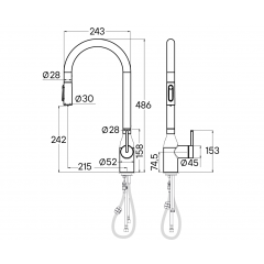 Смеситель Paulmark Universal Un213880-BG (золото/брашированное золото)