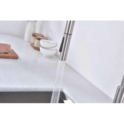 Смеситель Paulmark Senso Se215180-BS (стальной/нержавеющая сталь)