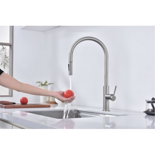 Смеситель Paulmark Senso Se215180-BS (стальной/нержавеющая сталь)