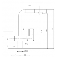 Смеситель Zorg Atos Premium (satin)