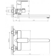 Смеситель Haiba HB22505-8