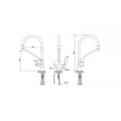 Смеситель Paulmark Siegen Si213111-BG (золото/брашированное золото)
