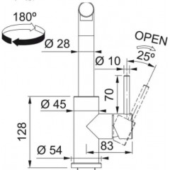 Смеситель Franke Smart Glenda 115.0706.986