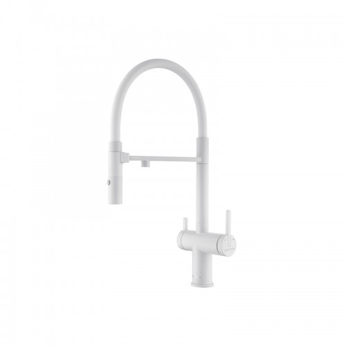 Смеситель Paulmark Gravity Gr213888-WH (белый/белый матовый)