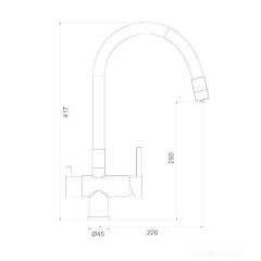 Смеситель Gappo G4398-39