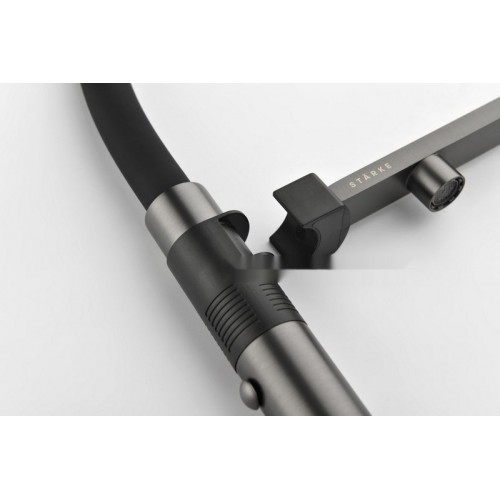 Смеситель Paulmark Gravity Gr213888-GM (черный/вороненая сталь)