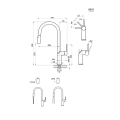 Смеситель Granula 9010 нерж. сталь
