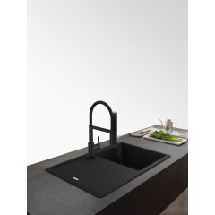 Смеситель Franke Lina Semi-pro 115.0725.838 (черный матовый)
