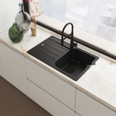 Смеситель Franke Lina Semi-pro 115.0725.838 (черный матовый)