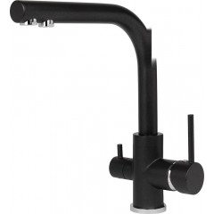 Смеситель Zorg Akvaduo Premium Brass black metallic