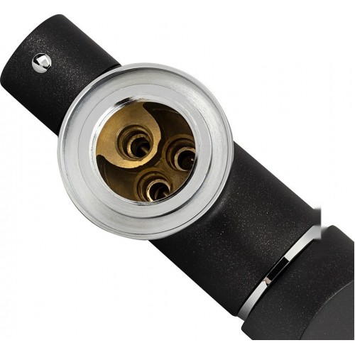 Смеситель Zorg Akvaduo Premium Brass black metallic