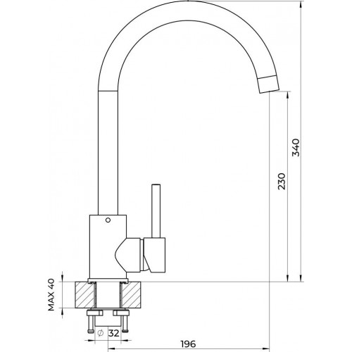 Смеситель Polygran Альтаир (космос 316)