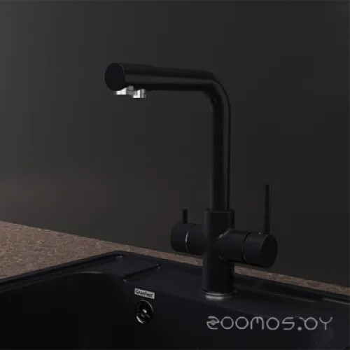 Смеситель GranFest QUARZ GF-Z-5423 черный