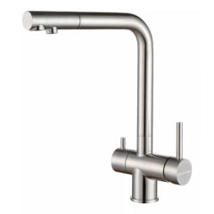 Смеситель Paulmark Skalen Sk213020-BS, брашированная сталь