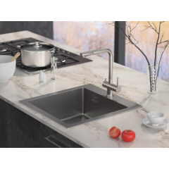 Смеситель Paulmark Skalen Sk213020-BS, брашированная сталь