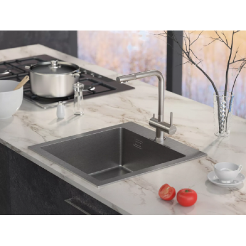 Смеситель Paulmark Skalen Sk213020-BS, брашированная сталь