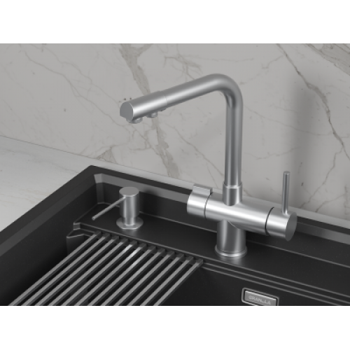 Смеситель Granula 5008 нержавеющая сталь